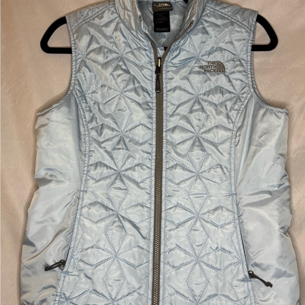 The North Face Women's Light Blue Quilted Vest